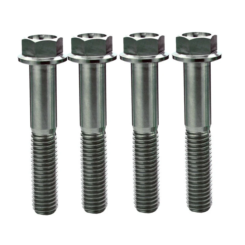 Professional Custom High Quality Hexagon Flange Gr5 Titanium Bolts M8 Titanium Fastener